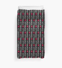 I love Pittsburgh sketchy vintage art Duvet Cover