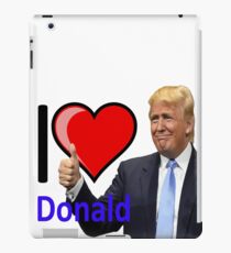 Fantastic I Love Donald Trump Artworks iPad Case/Skin