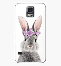 Häschen mit Blumen Hülle & Skin für Samsung Galaxy