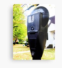 Parking Meters Metal Print