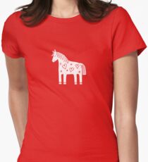 Dala-Pferd Tailliertes T-Shirt für Frauen