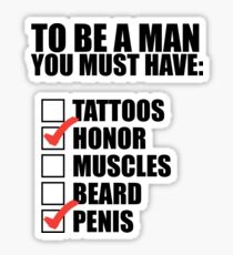 Trust Dance of the Manly Brotherhood of Men Sticker