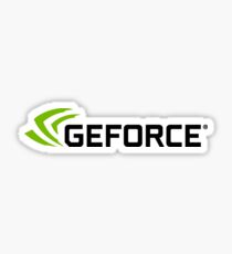 geforce logo Sticker