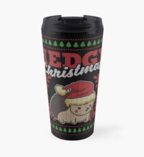 Hedgehog Christmas Ugly Christmas gift Travel Mug