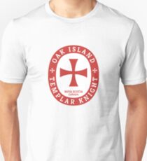 Oak Island Templar Knights Treasure Gift Unisex T-Shirt