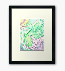Crystalline Growth Framed Print