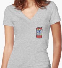 Cranberry Kalk Polar Seltzer Shirt mit V-Ausschnitt