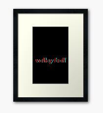 Volleyball - I'd rather be Framed Print