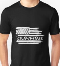 White Cummins Flag Unisex T-Shirt
