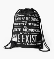 The Infinite Starter Remastered (White) Drawstring Bag