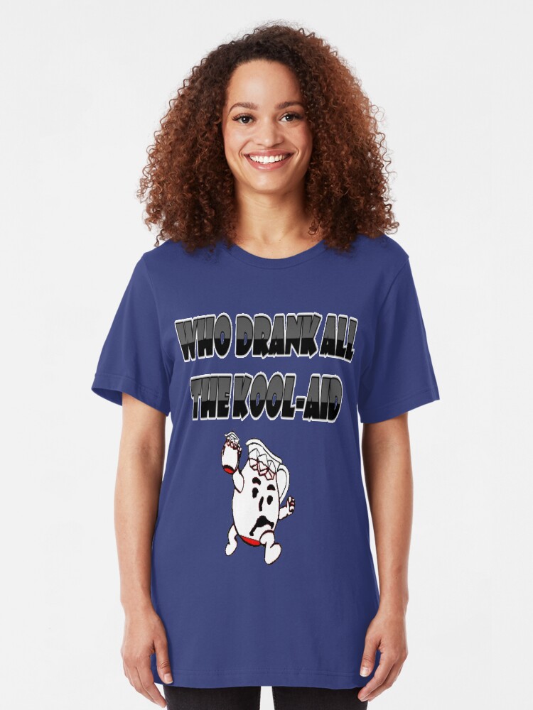 Alternate view of Who Drank all the Kool-aid Slim Fit T-Shirt