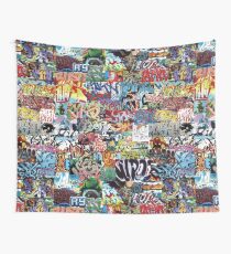 Old school graffiti mix N°1 Wall Tapestry