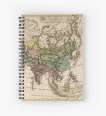 Cuaderno de espiral Charte van Asien (Mapa de Asia) 1805