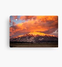 Mount Princeton At Best Light Canvas Print