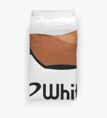 Flat White Duvet Cover