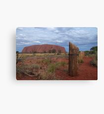 fenced off ....... Canvas Print