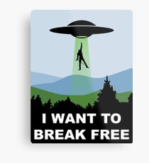 I Want to Break Free - Freddie Returns to Mercury Metal Print