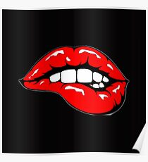 Beißende Lippen Poster