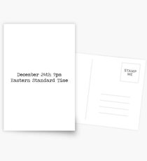 MIETE - 24. Dezember Postkarten