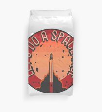 Lassen Sie uns einen SpaceRace zum Mars machen Bettbezug