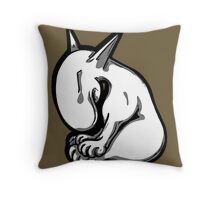 english bull terrier pillow