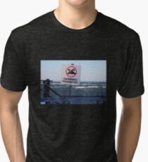 Camiseta de tejido mixto Swimming Prohibited