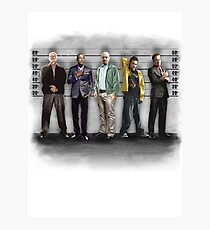 Breaking Bad/ The Usual Suspects (colour) Photographic Print