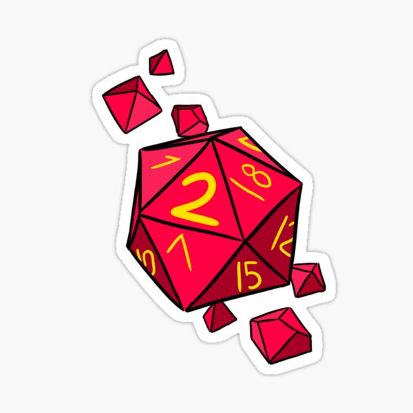 2Crew [Dice, No Text] Sticker