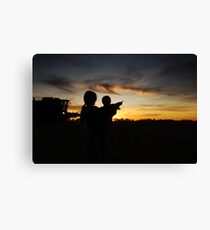 tree climbing Canvas Print