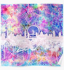 London skyline abstract 2 Poster