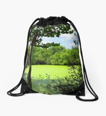 Sheldon Marsh Algae Pond Drawstring Bag