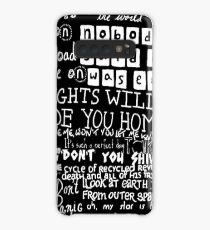 Lyrics Coldplay Case/Skin for Samsung Galaxy
