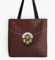 Clan Robertson Tartan und Sporran Tote Bag