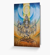 Tripura Sundari Shodashi Greeting Card