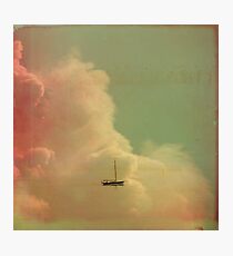 Es war einmal ein kleines Boot Fotodruck