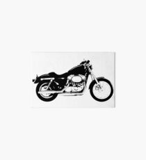 Harley Davidson Sportster Silhouette Design Galeriedruck