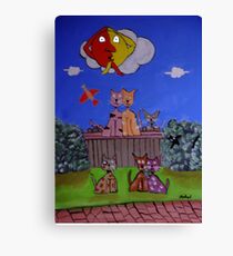 Pussies galore Canvas Print