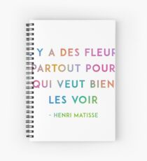Les fleurs - Matisse Spiralblock