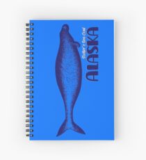 Steller Sea Cow Drawing, Alaska Spiral Notebook