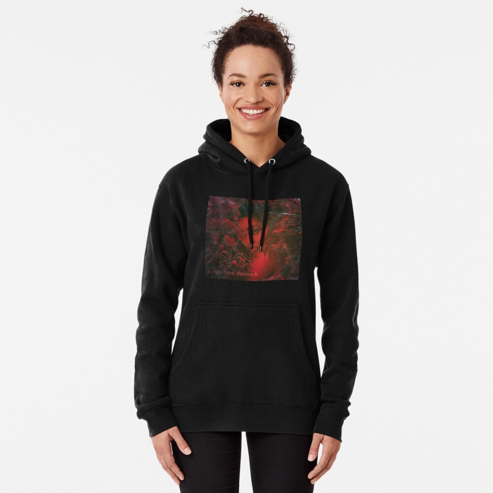 LAP - STRAWBERRY RED/MAGNETTA LEAVES Pullover Hoodie