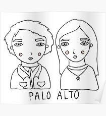 palo alto - teddy and april Poster