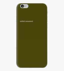 untitled unmastered. iPhone Case