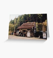Woods Point Garage Greeting Card