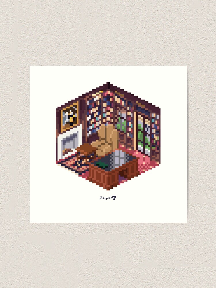 Alternate view of Office Cube Art Print