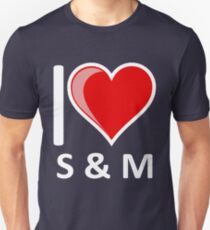Ich liebe S & M S & M S und M Secret Santa Merchandise Slim Fit T-Shirt