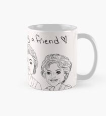 goldene Mädchen Tasse