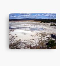 Paint Pots Landscape ~ Yellowstone National Park Canvas Print