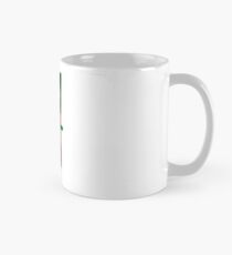 St Patrick's Day Modern Shamrock Green Irish Mug