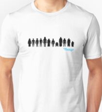 Vintage 12 Back Action Figures Slim Fit T-Shirt
