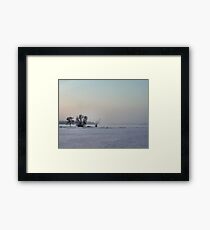 FOGGY MORNING Framed Print